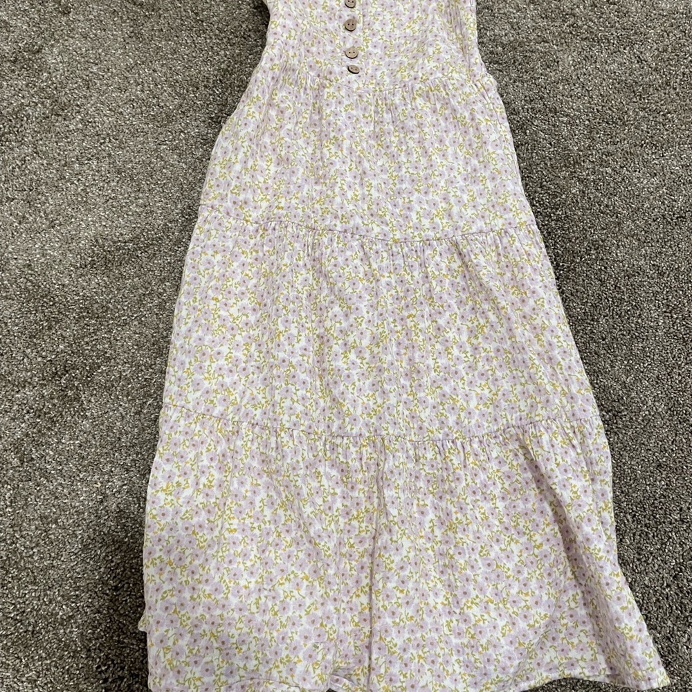 Forever 21 Lavender Floral Maxi Dress